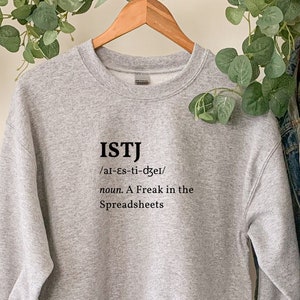 ISTJ Logistician funny definition sweatshirt | Myers Briggs shirt | Personality Type | ISTJ shirt | MBTI gift | Psychology gift | introvert