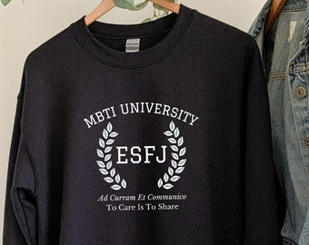 ESFJ College Varsity Sweatshirt | Myers Briggs Sweatshirt | Personality Type | ESFJ Sweatshirt | MBTI Gift | Psychology Gift | Funny Shirt