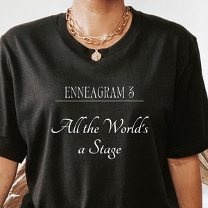 Enneagram 3 shirt | Enneagram shirt | Personality Type | Achiever shirt | MBTI gift | Psychology gift | Myers Briggs Gift