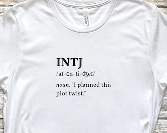 INTJ Architect funny definition shirt | Myers Briggs shirt | Personality Type | INTJ shirt | MBTI gift | Psychology gift | introvert Gift