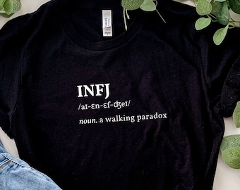 INFJ shirt | Myers Briggs shirt | Personality Type | INFJ shirt | MBTI gift | Psychology gift | Introvert gift