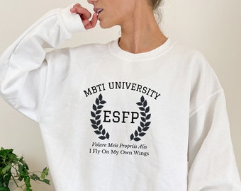 ESFP College Varsity Sweatshirt | Myers Briggs Sweatshirt | Personality Type | ESFP Sweatshirt | MBTI Gift | Psychology Gift | Funny Shirt