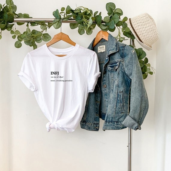 INFJ shirt, Myers Briggs shirt, Personality Type, INFJ shirt, MBTI gift, Psychology gift, Bella + Canvas 3001