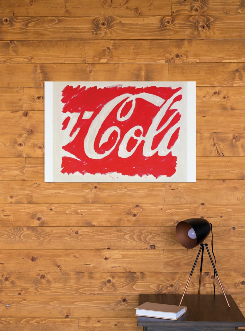 PRINTABLE Pop Art Painting Coca Cola Pop Art Wall Art Decor Coca Cola