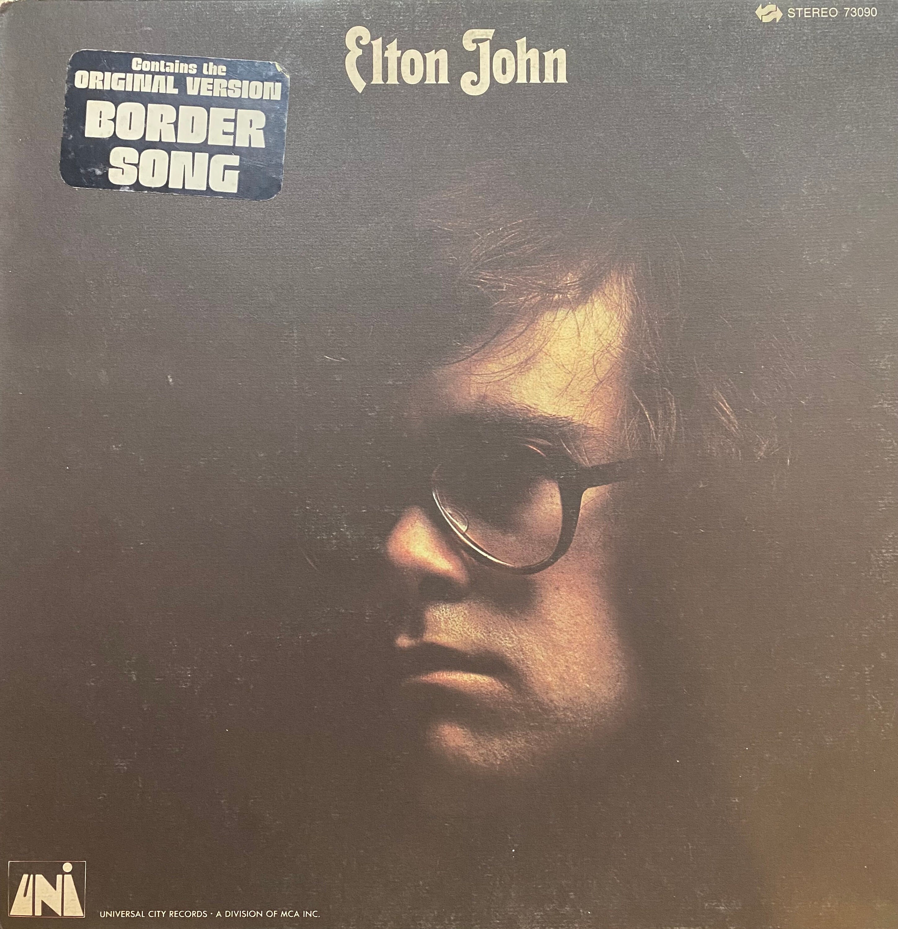 Vintage Elton John Record Vinyl Album 70s Border Song With - Etsy Canada