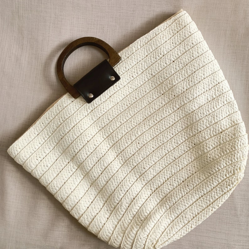 Daily Straw Tote Bag, Straw Woven Tote Bag, Stylish Straw Bag, Straw Handbag Large Capacity Straw Bag, Women's Bag Bohemian, Straw Beach Bag image 5