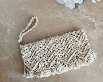 Macrame, Macrame Bag, Woven Shoulder Bag for Women, Tasseled Women's Shoulder Bag, Bohemian Macrame Bag, Macrame Tote Bag, Gift for Her,