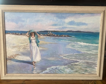 Sharons Day, Boca Grande. Original Oil Painting by Wini Smart 24x36