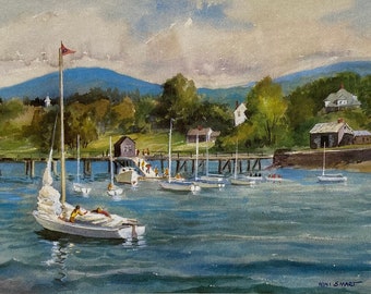 Young Sailors Northeast Harbor Flat