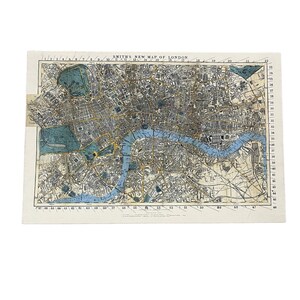 Novo mapa de Londres de Vintage Smith