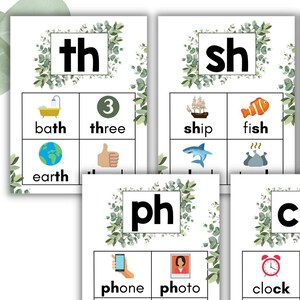 Eucalyptus Digraph Posters | Farmhouse Classroom Decor (PDF)