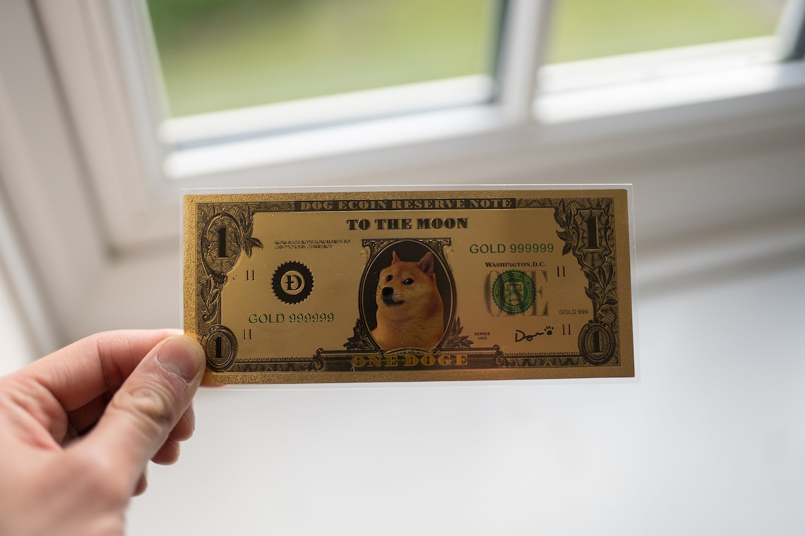 24K Goldleaf Dogecoin Dollar Bill DOGE Physical Dollar Etsy Australia 24K Goldleaf Dogecoin Dollar Bill DOGE Physical Dollar Etsy Australia