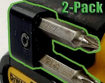 2 Pack - Magnetic Bit Holders - DeWALT 20V Max Drills, Drivers, Impact(2-PACK) - 100% USA Made - Free Shipping!