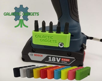MAGNETIC Bit Holder for BOSCH 18V Drills, Drivers, Impacts - 5 Slots - 100%USA Made!  Free Shipping!