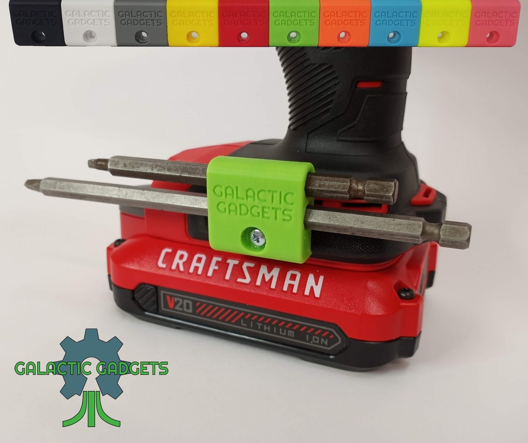 Heavy Duty Pass Thru Bit Holder for Craftsman V20 Drills and