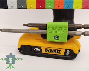 HD Magnetic Bit Holder fits 20V MAX Dewalt Drills, Impact Drivers -  Holds up to 4 bits - 100% USA Made! - Free Shipping!