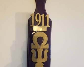 Omega Psi Phi Spirit Wood Trophy