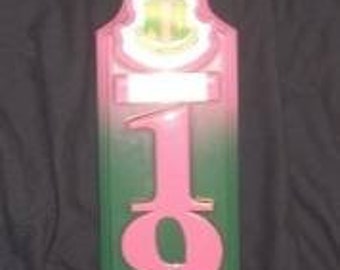 Alpha Kappa Alpha wood Founder paddle