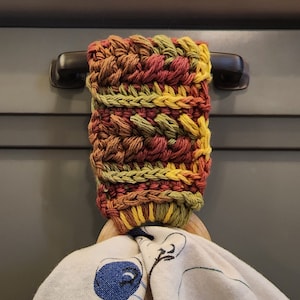 Harvest Handmade Crochet Towel Holder