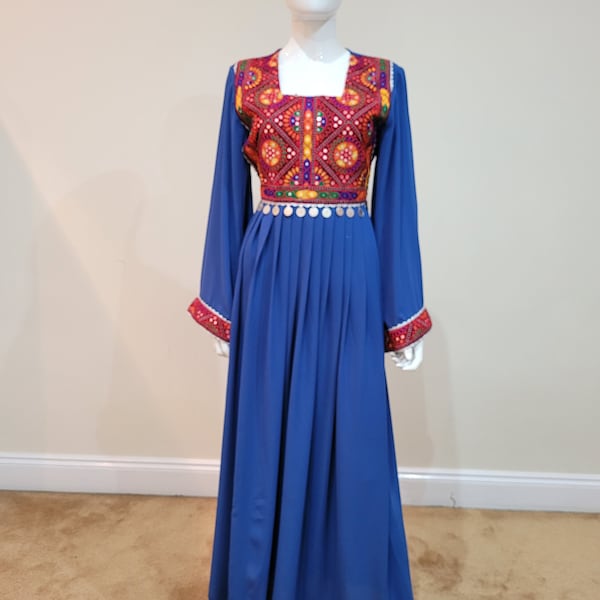 Maxi Europäisches Kleid Arabisches Kleid Afghanisches Maxi Asiatische Kleidung alle Größen Kleider