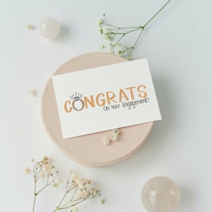 Printable Engagement Card Congratulations, Instant Download Engagement ...