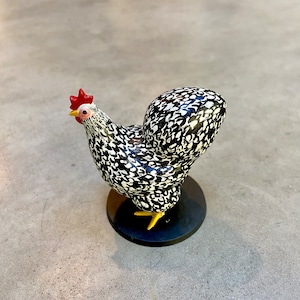 Cochin Bantam Hen Figure  or Ornament - Hand painted chicken