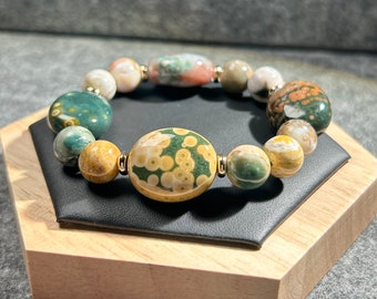 天然デンドリティックアゲートバングル - Etsy 日本