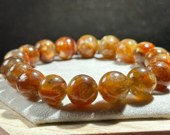 Natural Caramel Lepidolite Bracelet