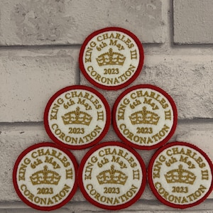 King Charles III Coronation Patch