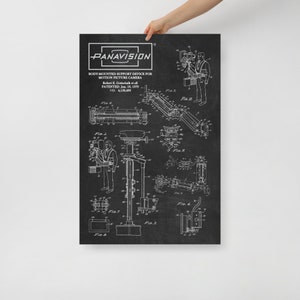 Panavision Motion Picture Patent Cinematography Wall Art