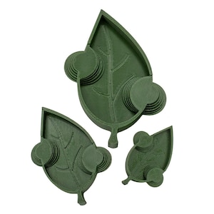 Isopod Leaf Feeding Trays Nature Inspired For Insects & Small Animals