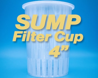 Reemplazo de calcetín filtrante de 4" para taza de filtro de sumidero de acuario