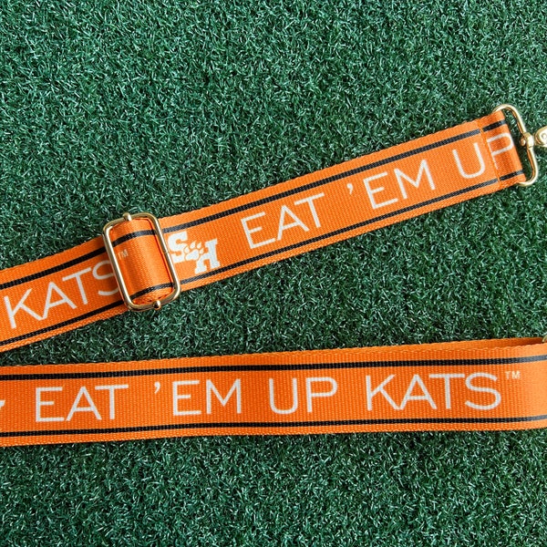 Sam Houston State Bag Strap, Eat ‘Em Up Kats Bag Strap