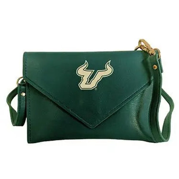 University of South Florida Bulls Stadium Approved Handbag, Officially Licensed University of South Florida Bull Game Day Purse