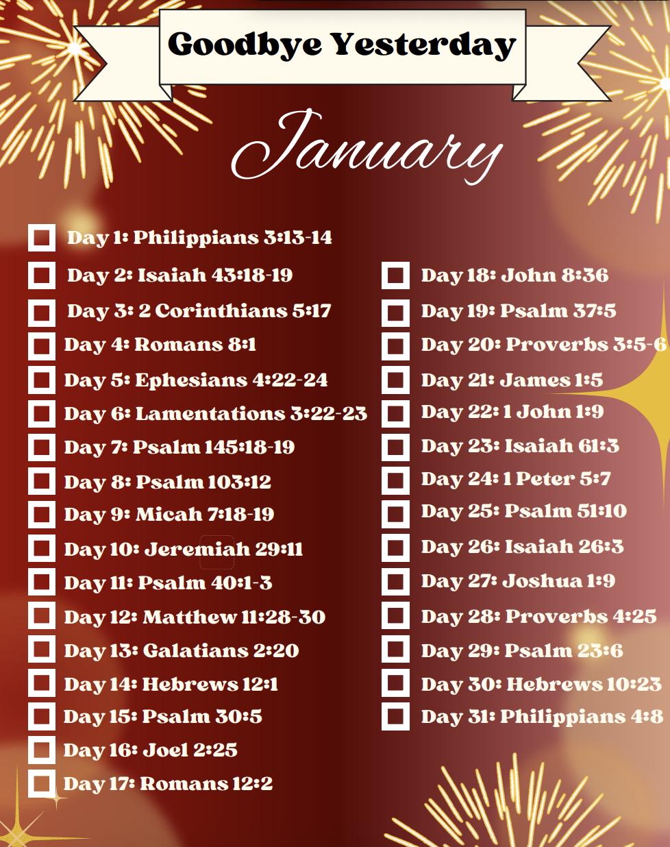 Daily Bible Study Chart: New & Old Testament Reading Plan (Digital Download)