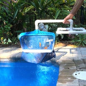 Swimming Pool Cleaner 'Skim Assist' Pool Cleaner WITH LEAF NET!-Let Skim Assist do the work for you!