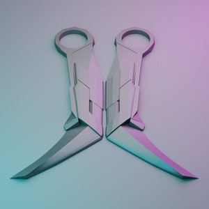 Valorant Prime Karambit 2.0 STL, OBJ, FBX Files