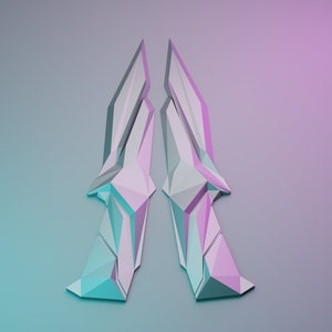 Valorant Singularity Knife STL, OBJ, FBX Files