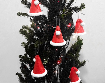 Christmas Hat Tree Ornament | 3D PRINTED | Christmas Tree Ornament | Noel Tree Ornament | Christmas Gift | Merry Christmas!