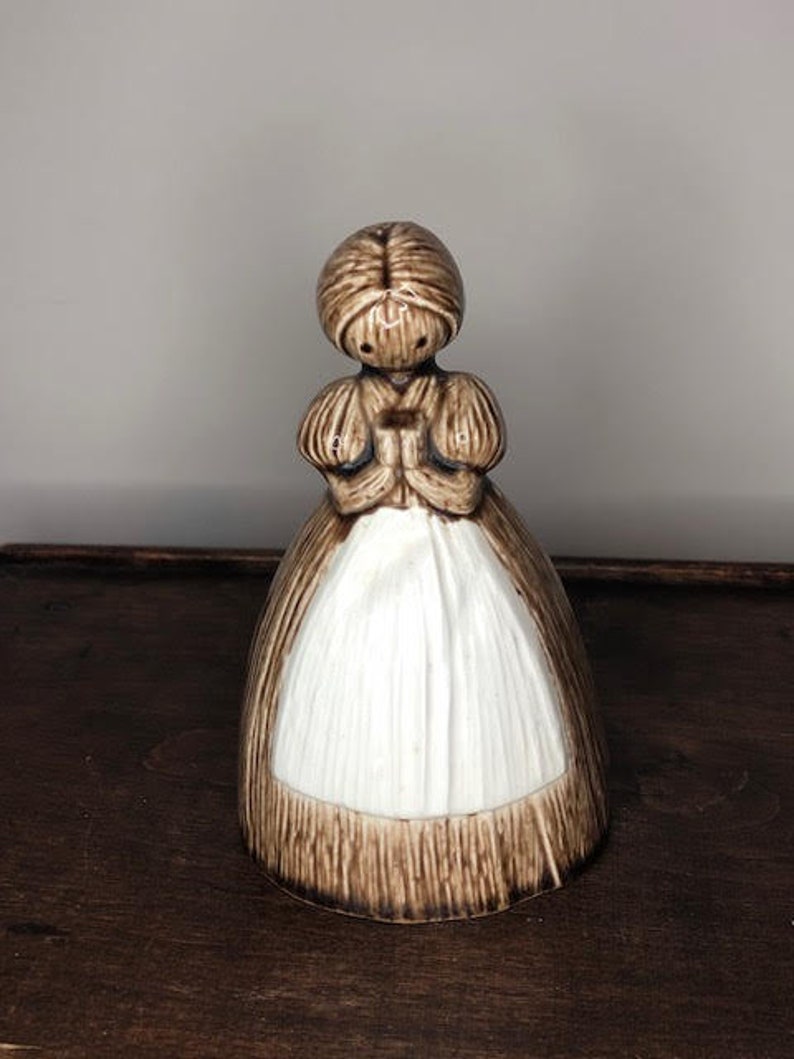 Vintage Ceramic Corn Husk Girl Scrubber Holder Hand Painted Etsy