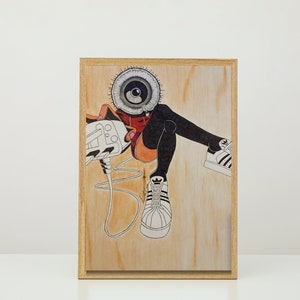 Póster impreso A3 Street Dance, tarjeta Pop Art estilo moderno