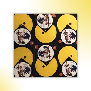 Sonic v Pac-Man popart post print, kaart kunst aan de muur