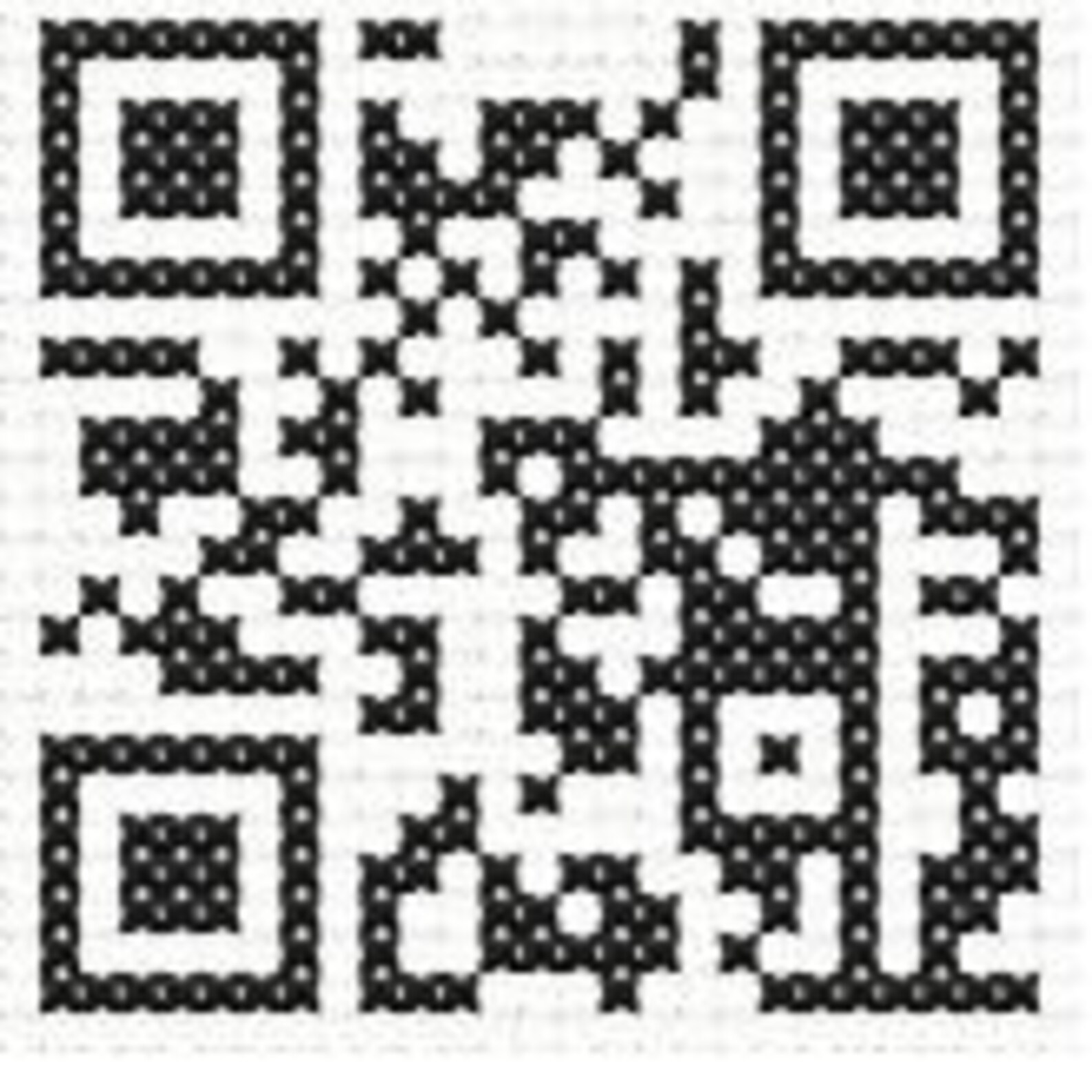 Rick Roll QR Code Counted Cross Stitch includes 2 Patterns Etsy