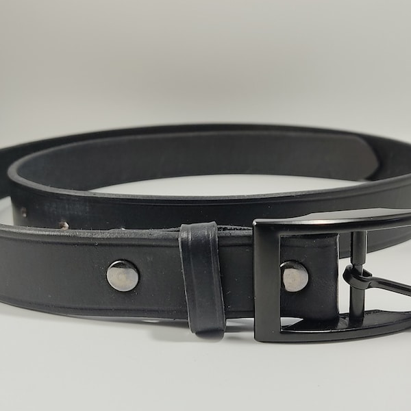 Ceinture en cuir noire