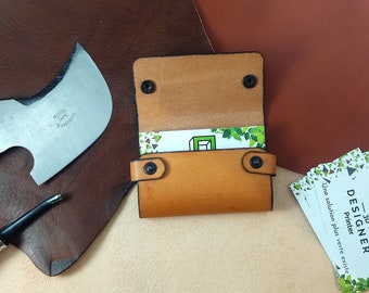 Etui en cuir pour cartes de visite