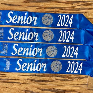 Senior volleyball sash