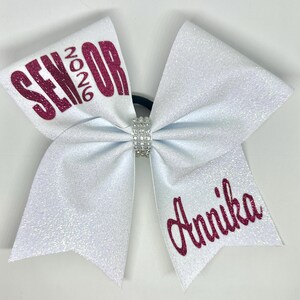 Senior Bow Words to Be All One Color No Alterations - Etsy