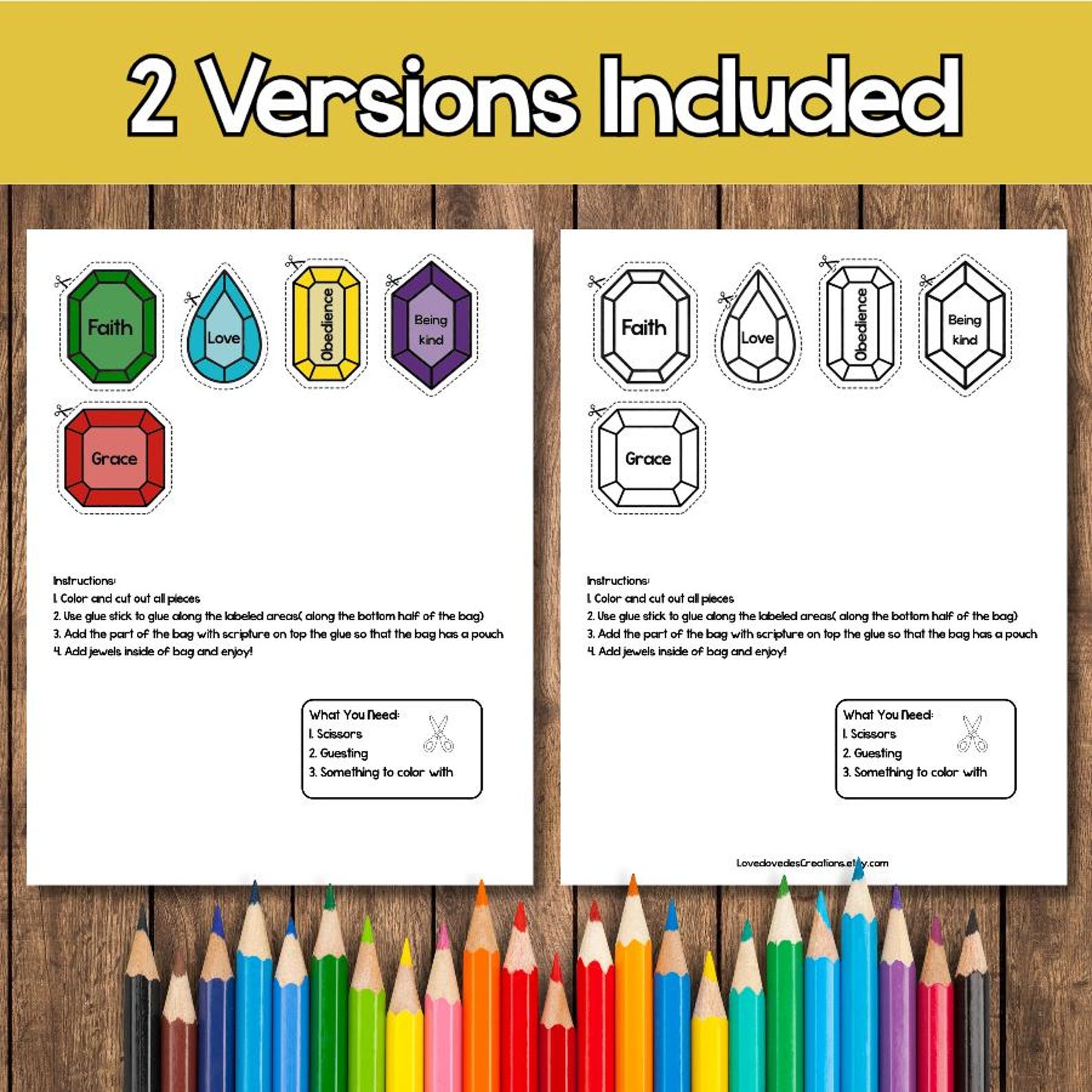 Store up Treasure in Heaven Bible Craft: Sunday School Bible Craft PDF ...