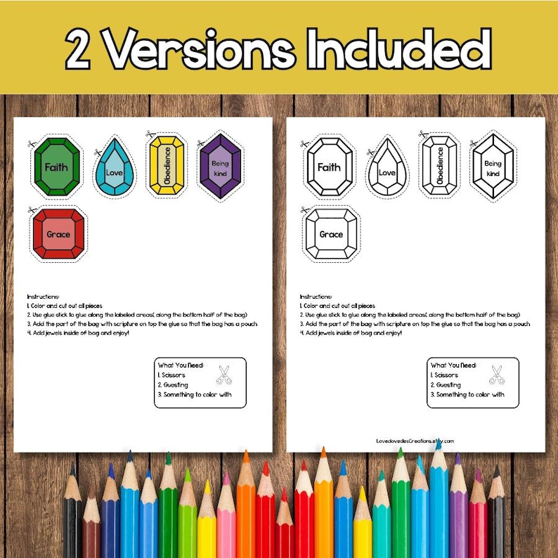 Store up Treasure in Heaven Bible Craft: Sunday School Bible Craft PDF ...