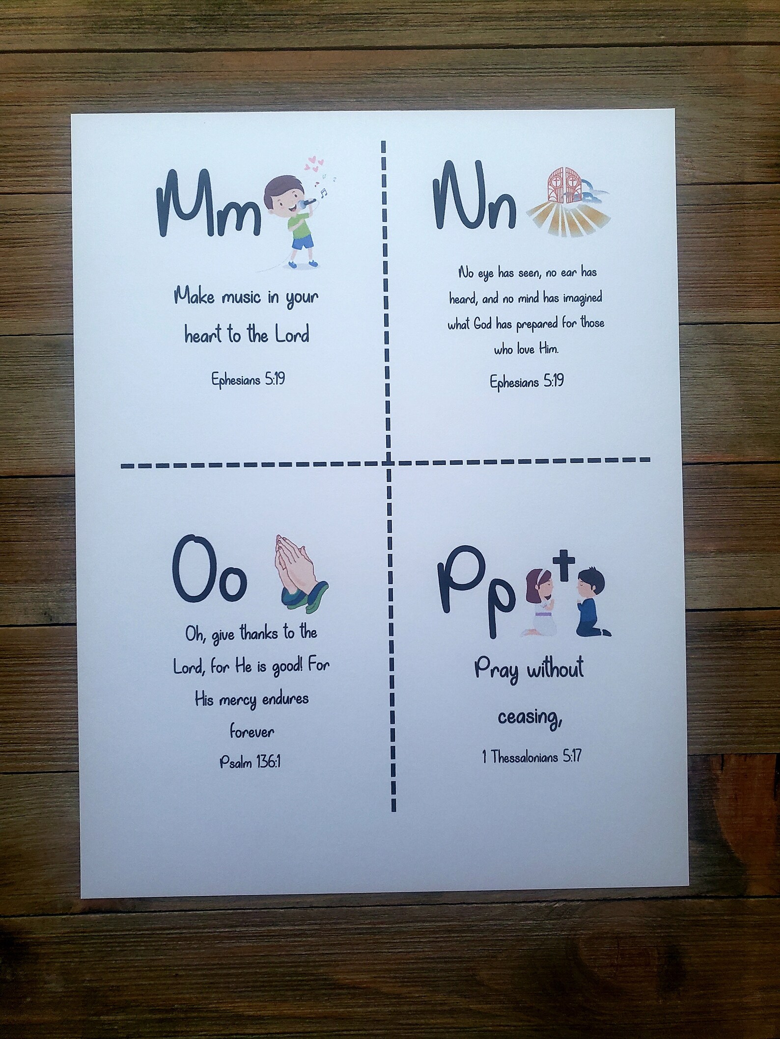 ABC Bible Scripture Cards Alphabet Scripture Cards Etsy